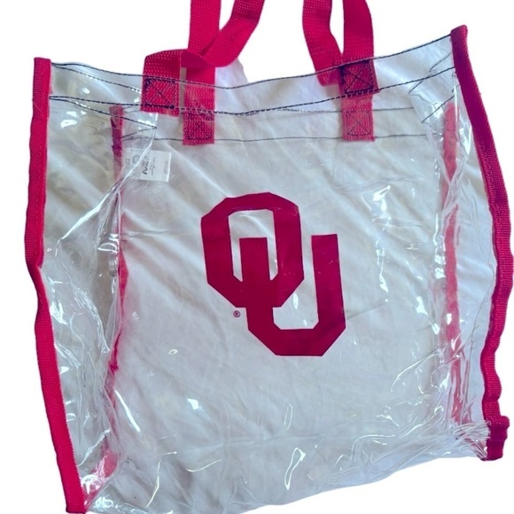 Oklahoma Sooners Clear Tote Bag - Picture 1 of 4